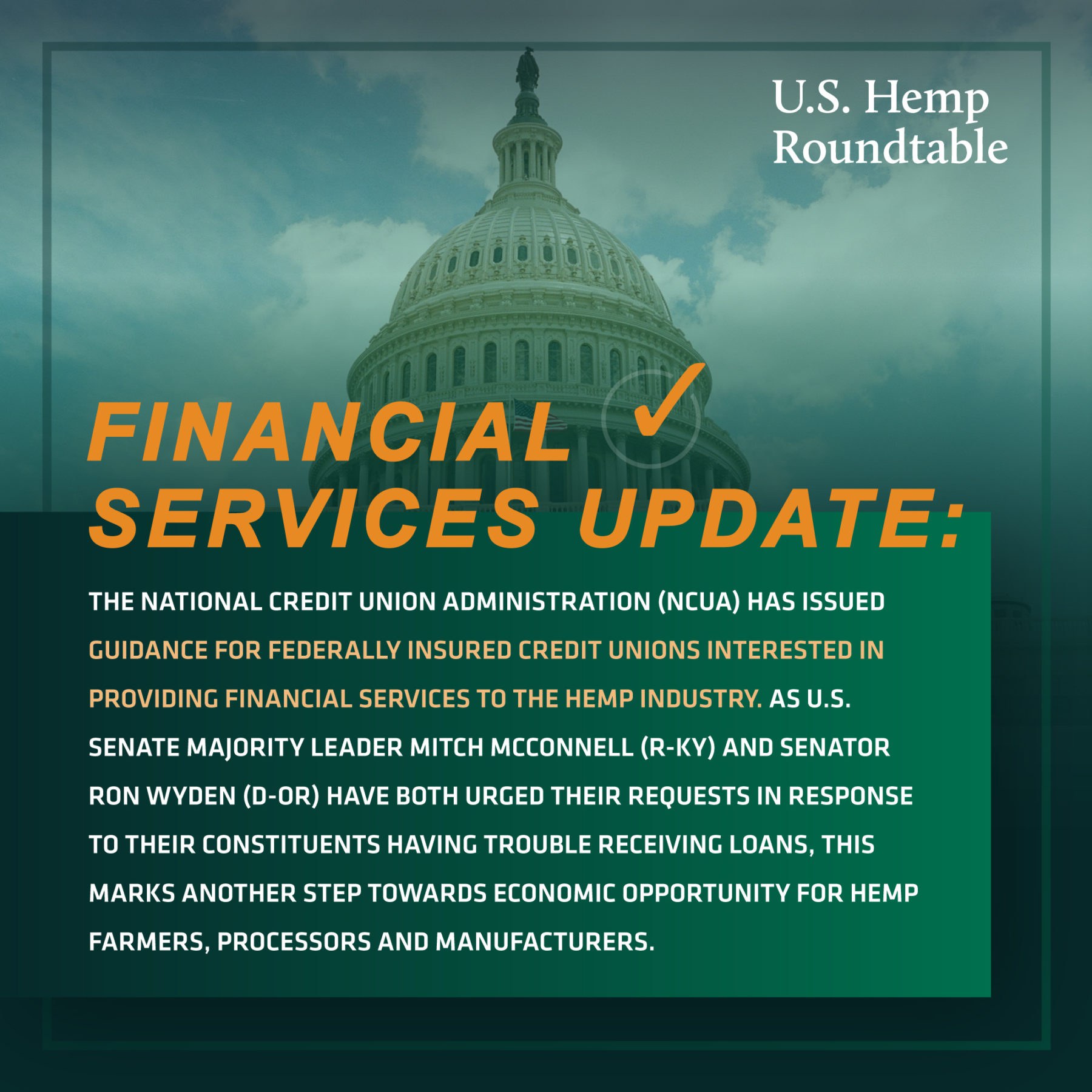 FINANCIAL SERVICES UPDATE National Credit Union Administration Issues