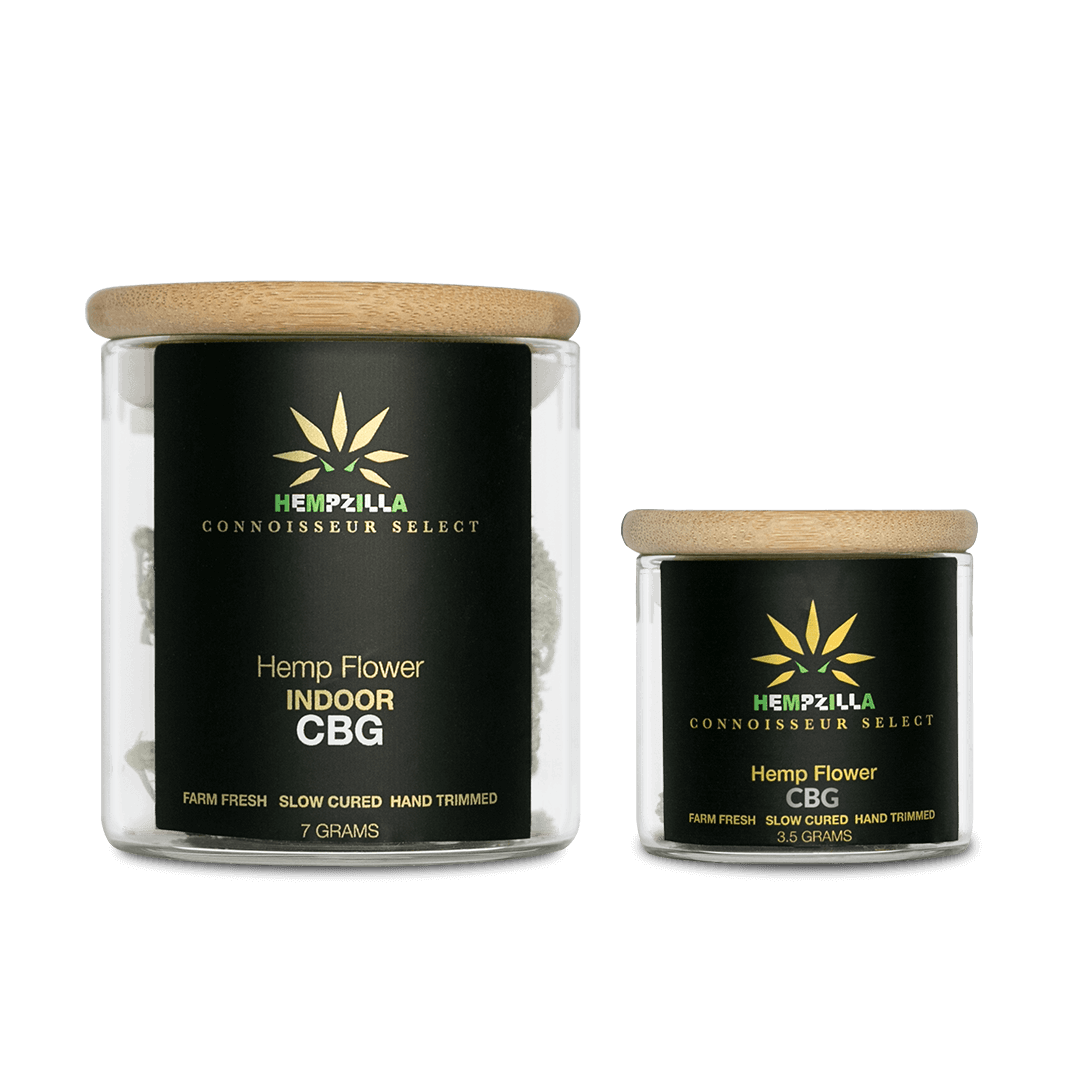 CBG Flower Jar Hempzilla CBD