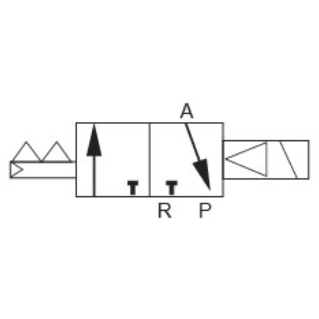 3/2 Single Solenoid Valve With AC220V Coil - HemShiv Enterprise
