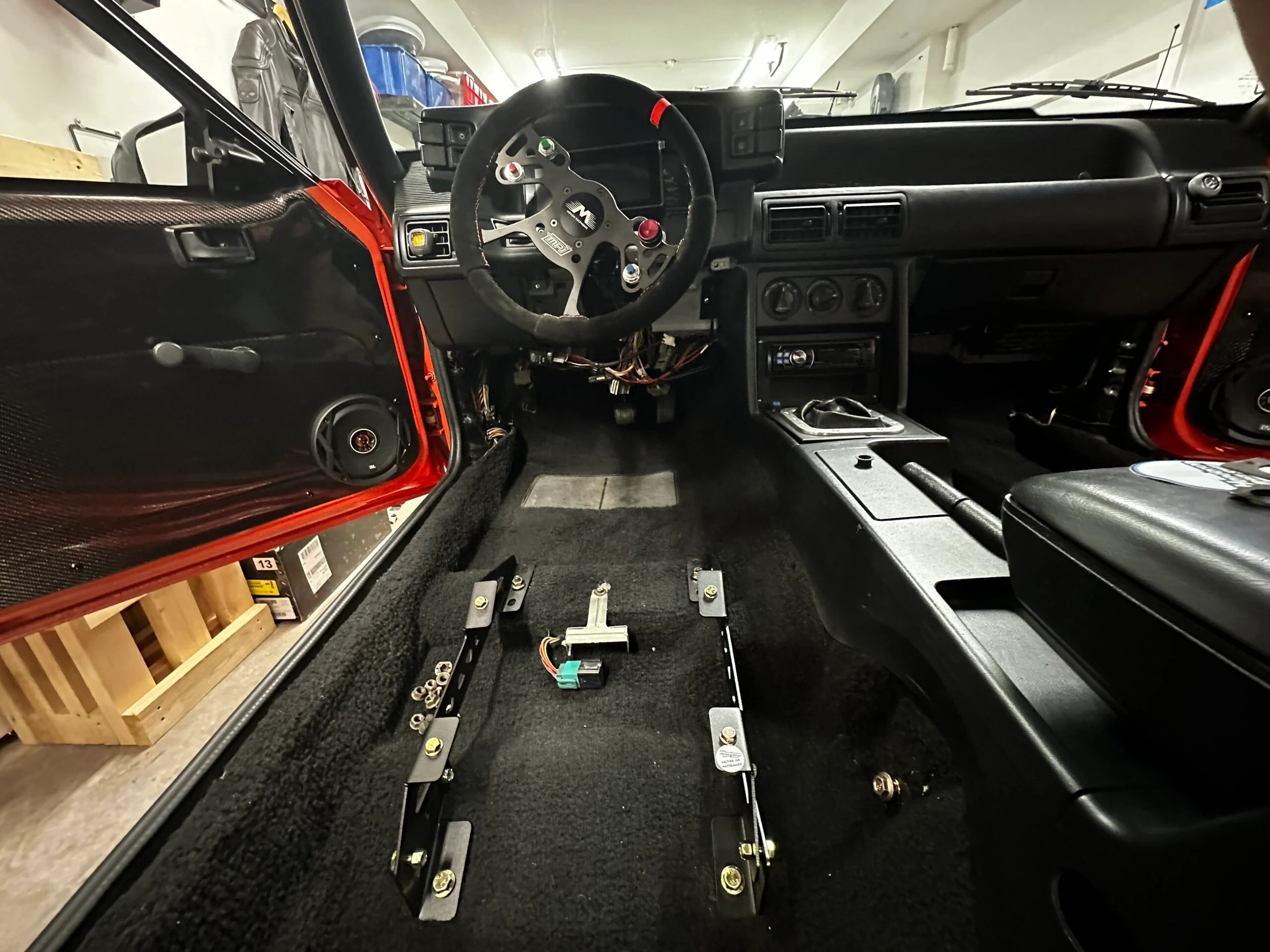 Kirkey 55 Series Pro Street Seat Mounts for 19792003 Fox body, SN95 Mustang and Fairmont