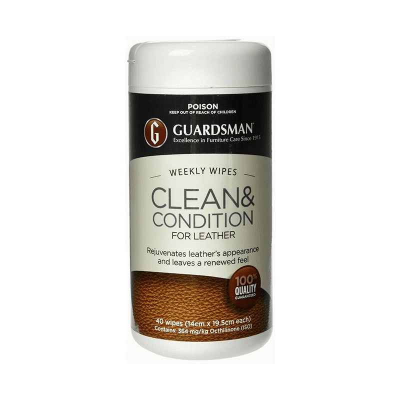 Guardsman Leather Clean & Condition Weekly Wipes Hendra Hardware