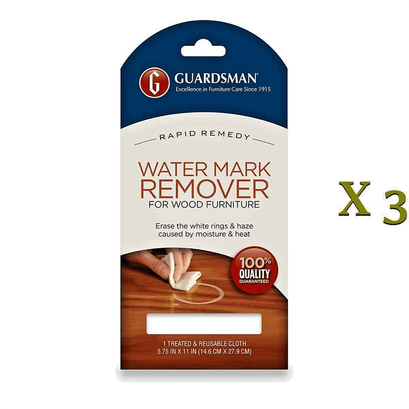 Guardsman Wood Ring & Mark Remover Cloth X 3 Hendra Hardware