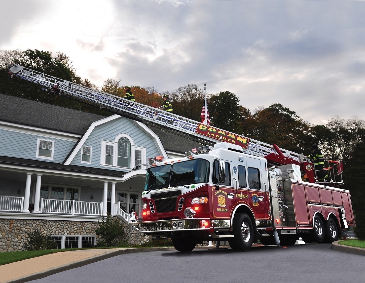 Coram FD Hendrickson Fire