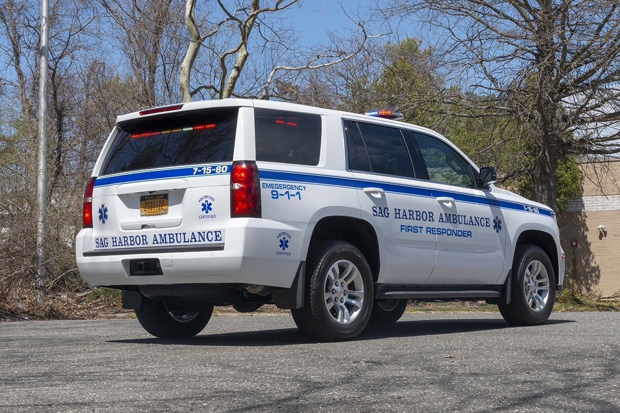 Sag Harbor Ambulance VAC Tahoe 2018 Hendrickson Fire