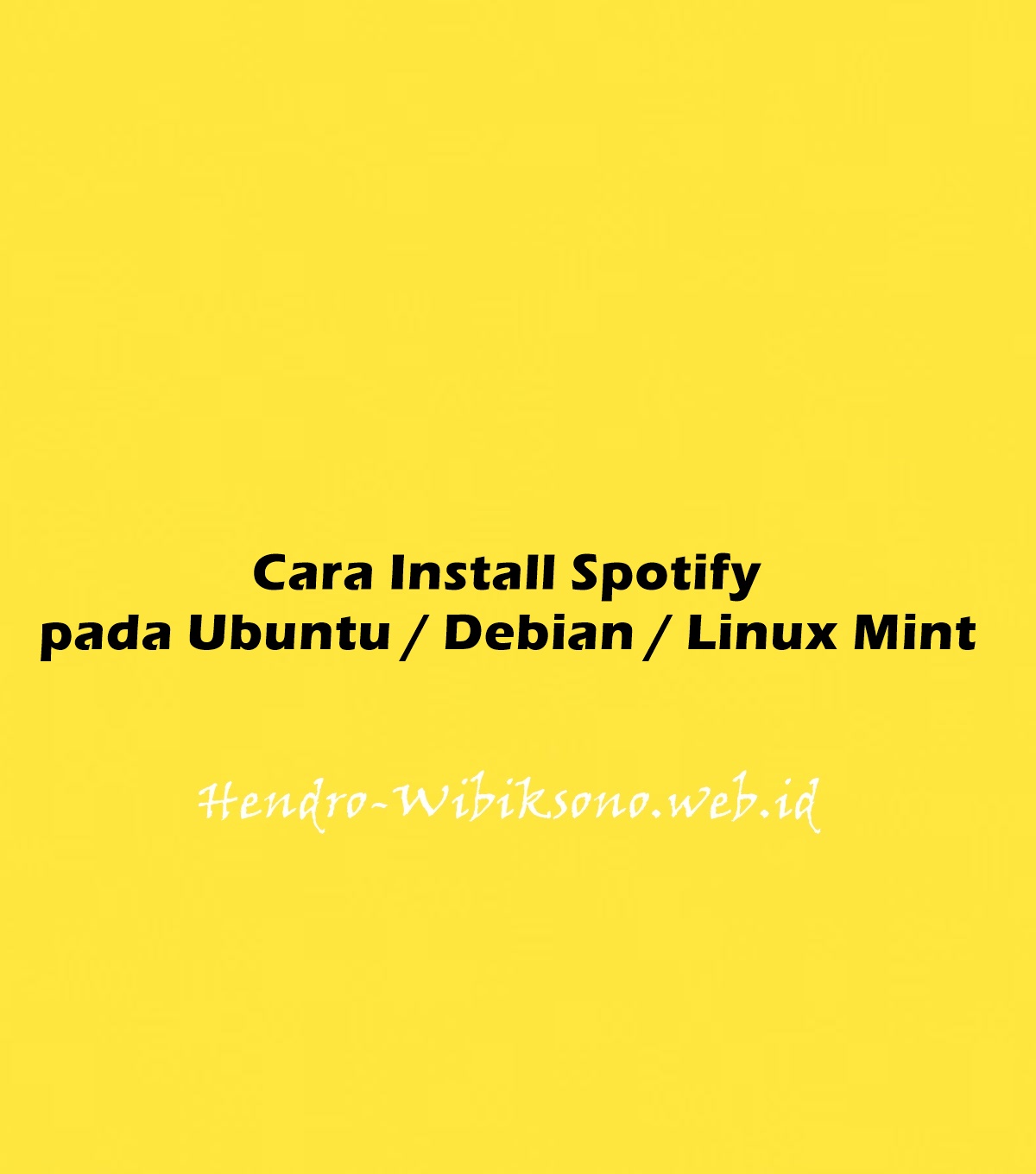 Cara Install Spotify Di Manjaro Linux