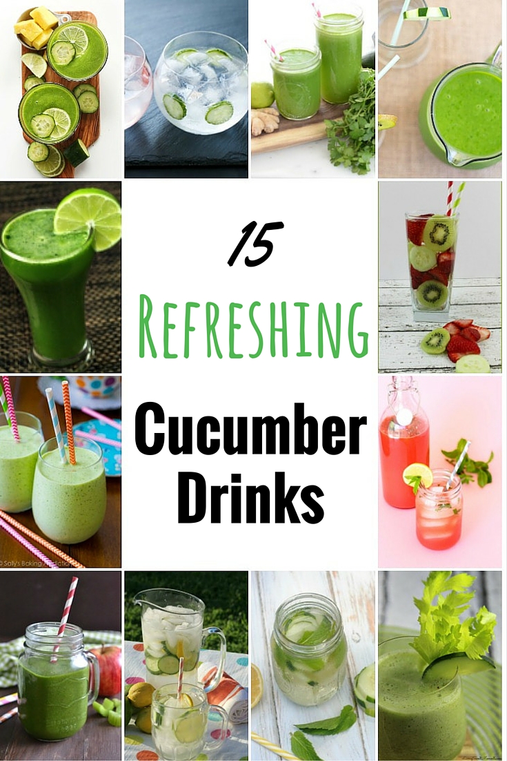 15 Refreshing Cucumber Drinks