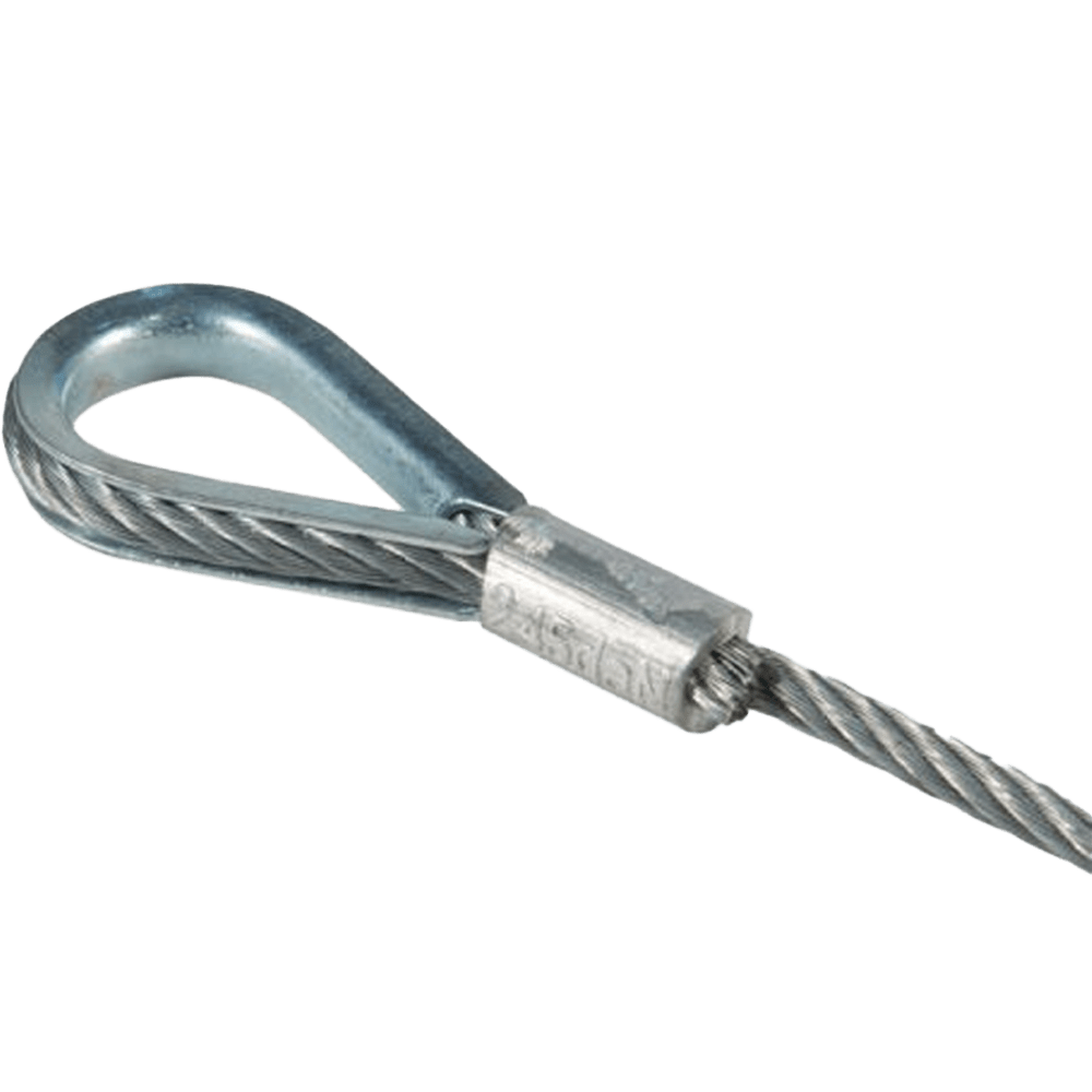 Steel Wire Rope 1m 1250kg WLL HTS Henley Theatre Services