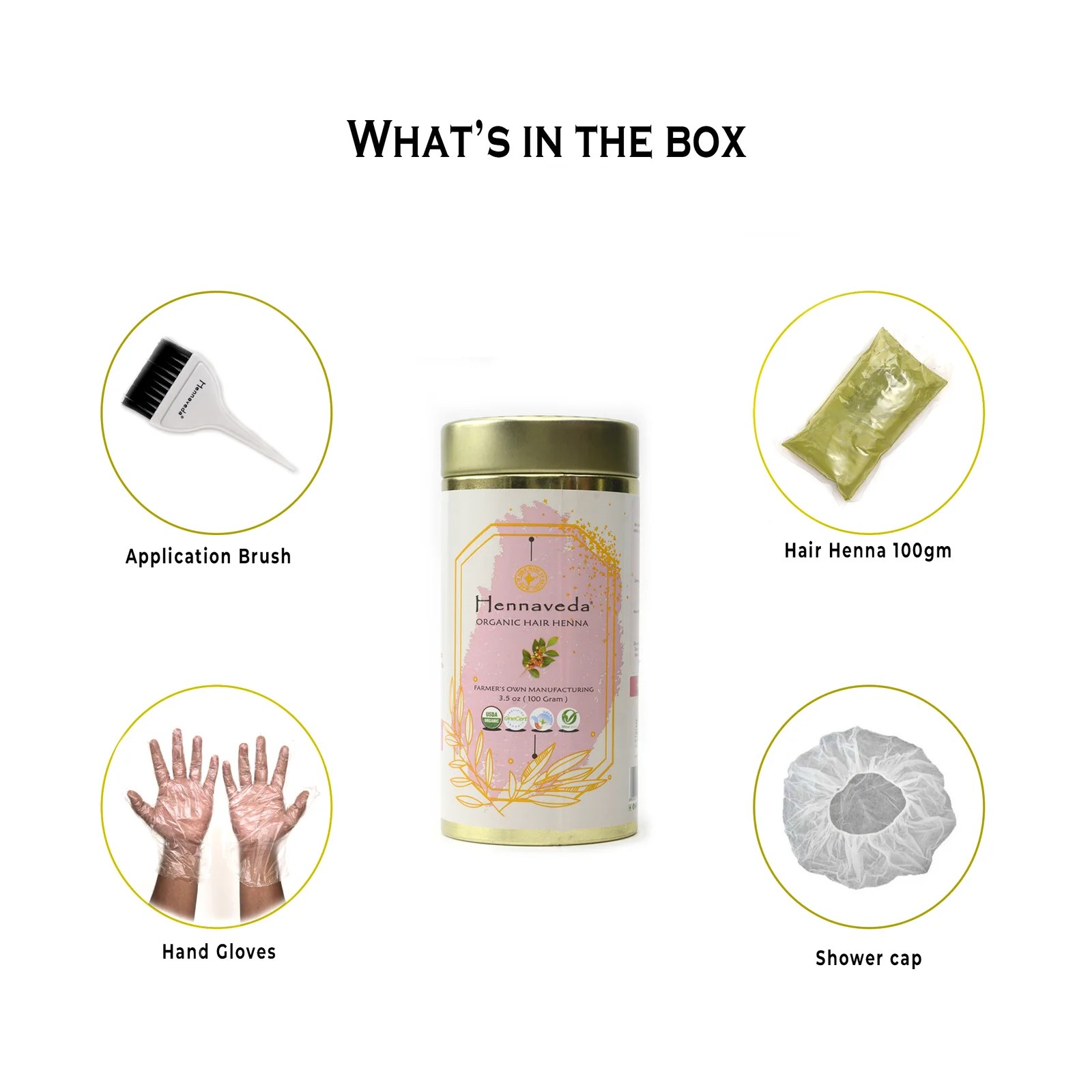 Organic Henna Powder Hennaveda