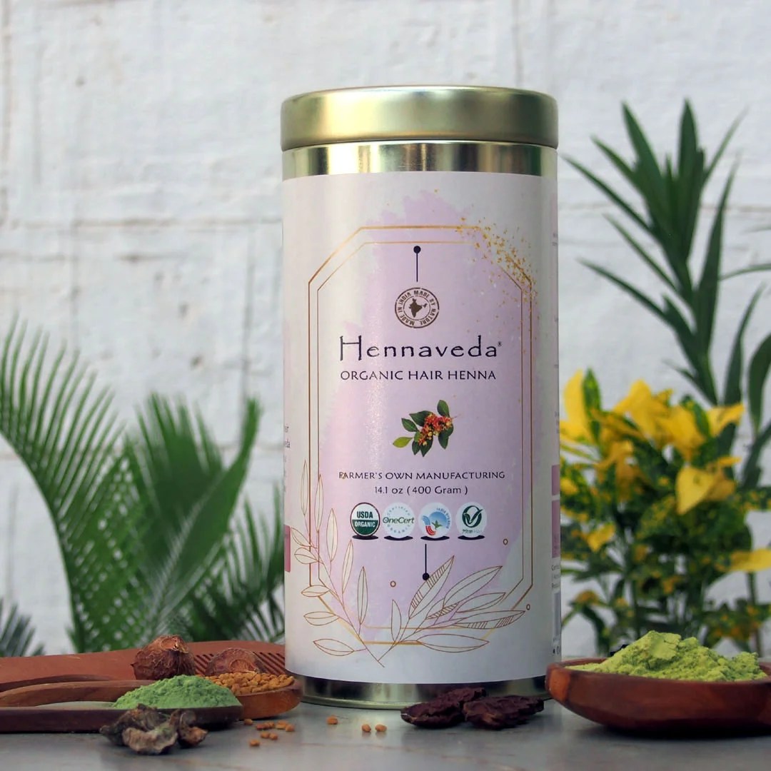 Organic Henna Powder 400g Hennaveda
