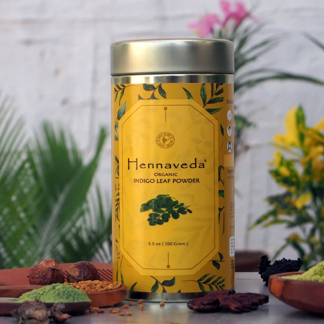 Organic Indigo Leaf Powder Hennaveda