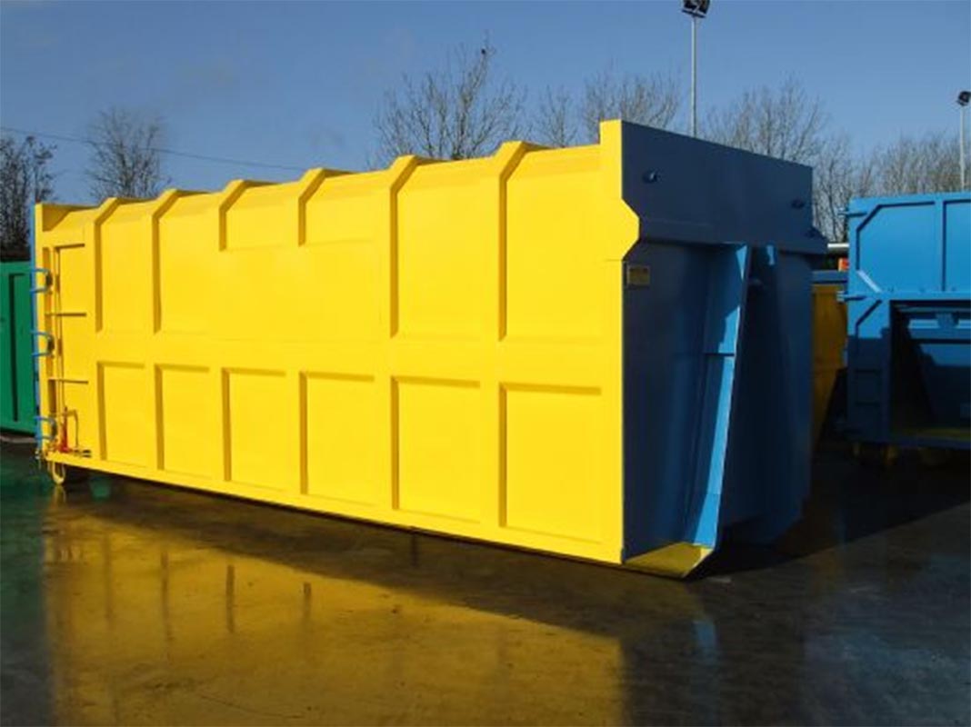 Compactor Bin (Yellow) Hennessy Engineering
