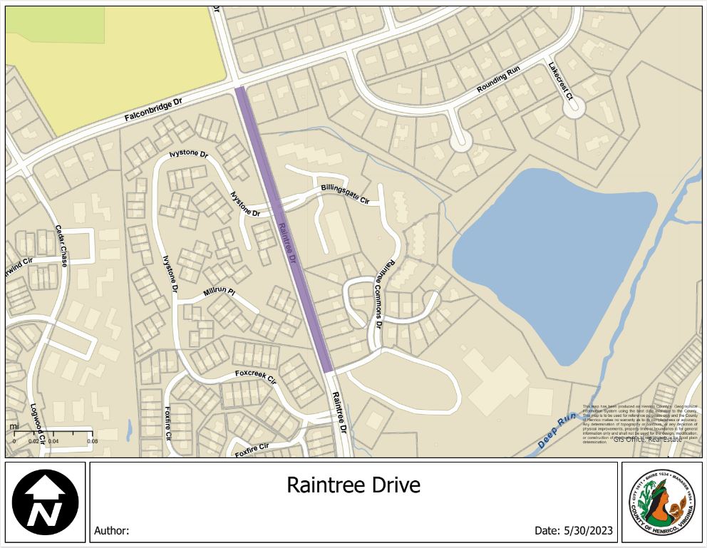 Raintree Drive Sidewalk Henrico County, Virginia