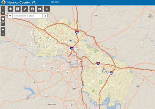Henrico County Va Gis Apps Henrico County, Virginia