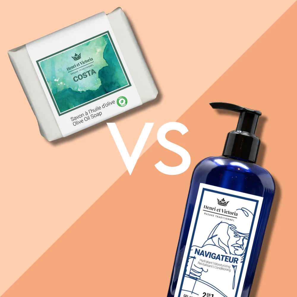 Bar Soap vs. Body Wash for Men