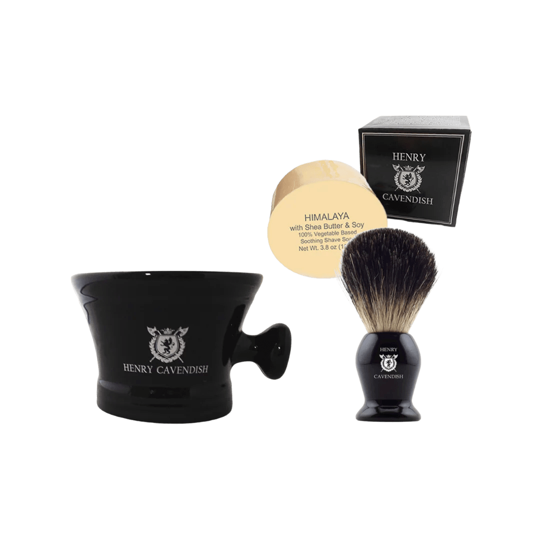 Shaving Soap, Ceramic Mug and Shaving Brush Kit Henry Cavendish