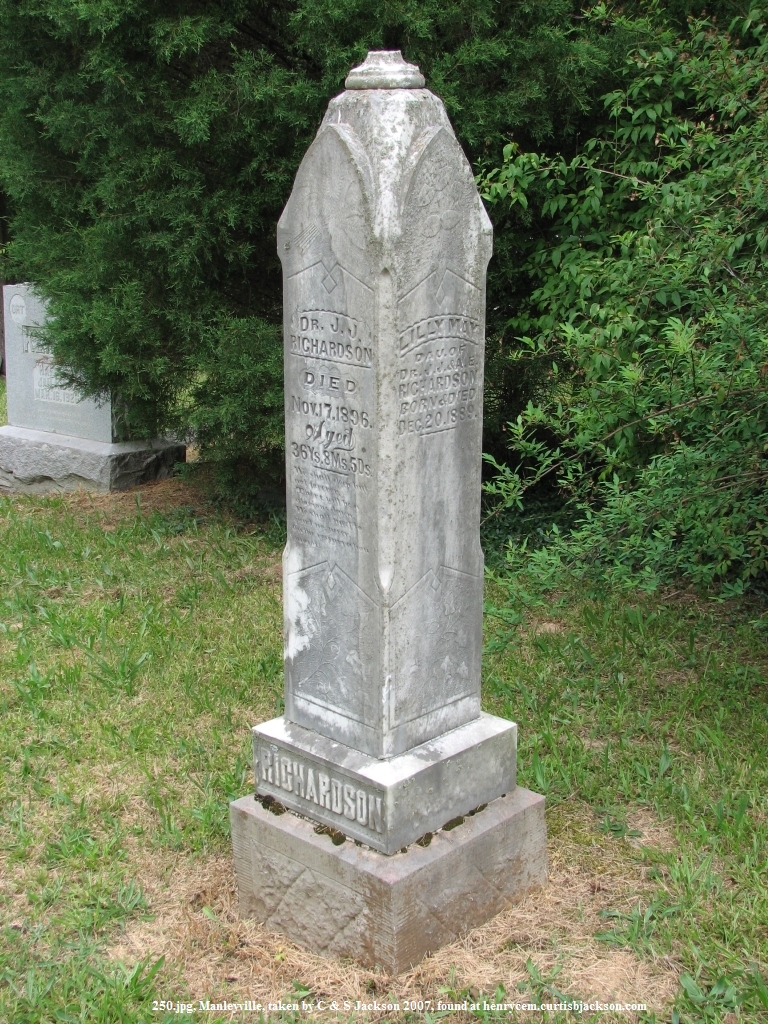 Cemeteries of Henry County Tennessee Manleyville Cemetery