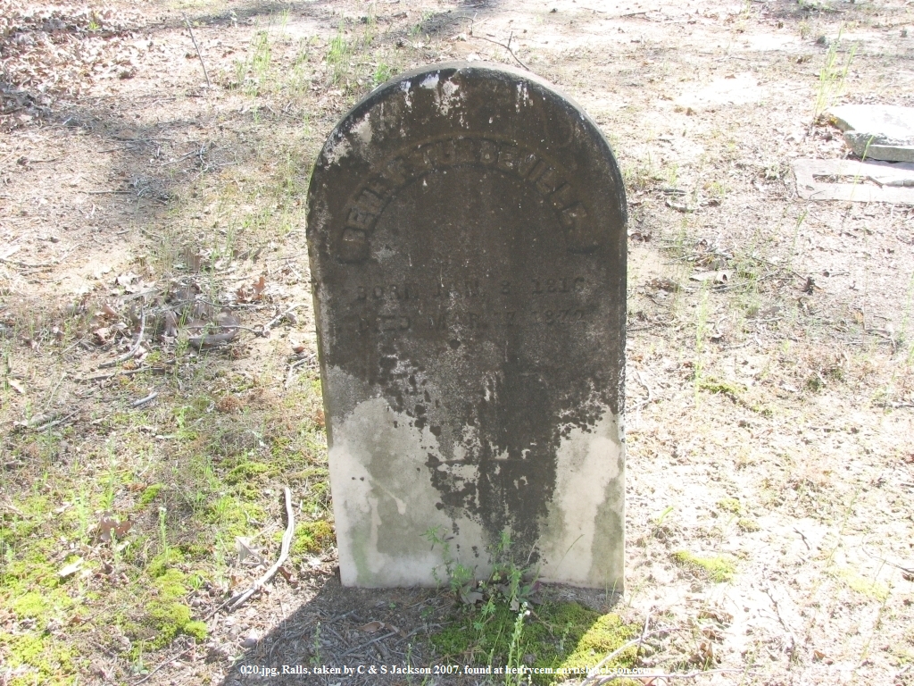 Cemeteries of Henry County Tennessee Ralls Cemetery