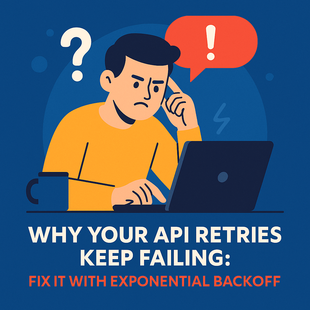 Why Your API Retries Keep Failing Fix It with Exponential Backoff(08)