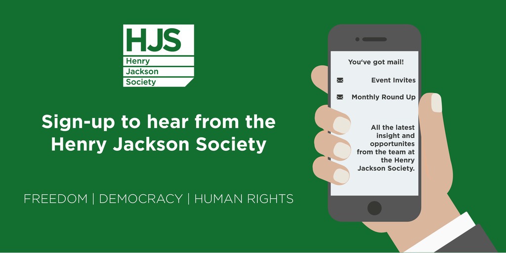 Want to hear from us? Henry Jackson Society