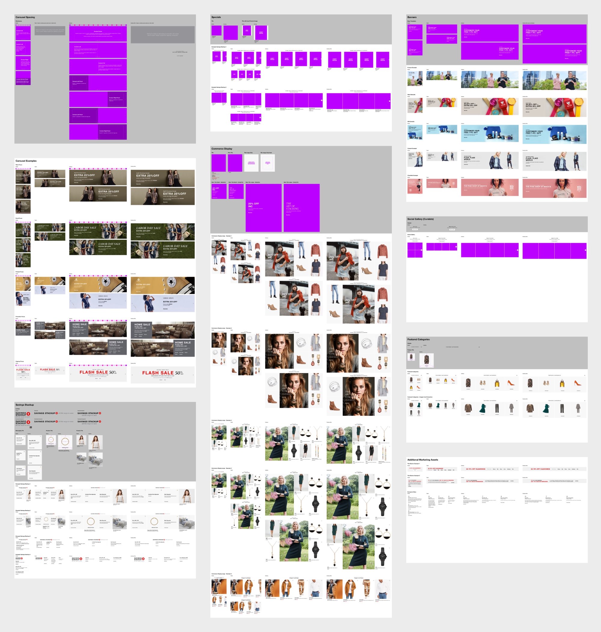 Macy's Adobe XD Transition & Design System