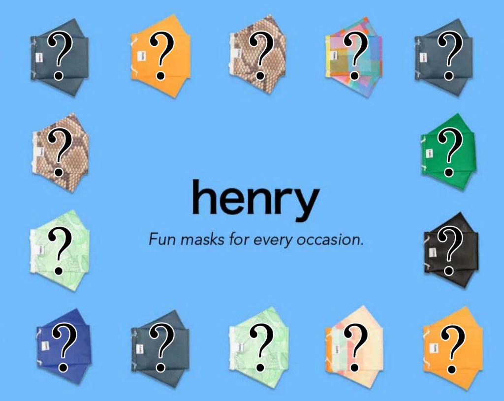 Henry Masks for Adults