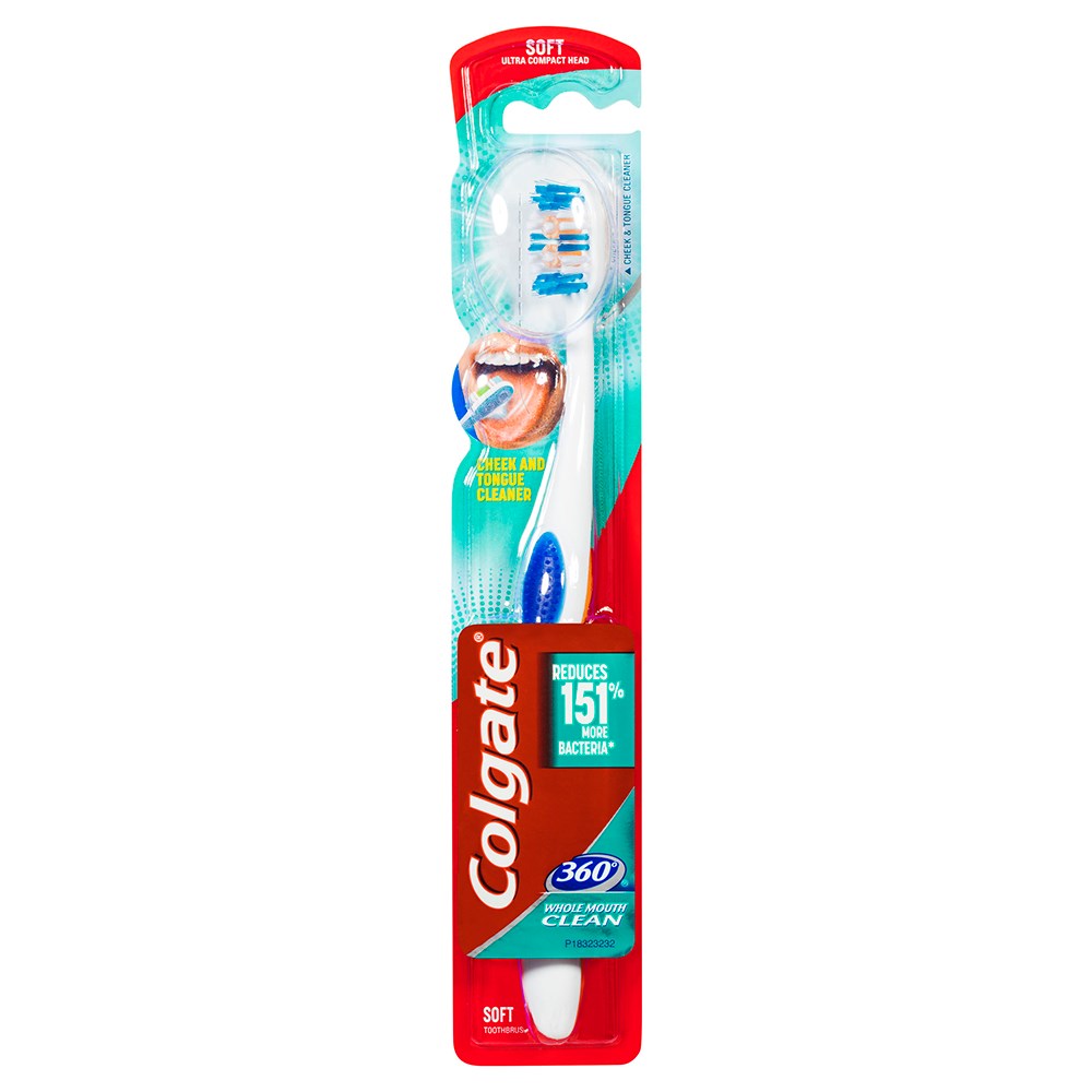 CG1223902 Colgate 360 Ultra Compact Head Toothbrush x 12 Henry