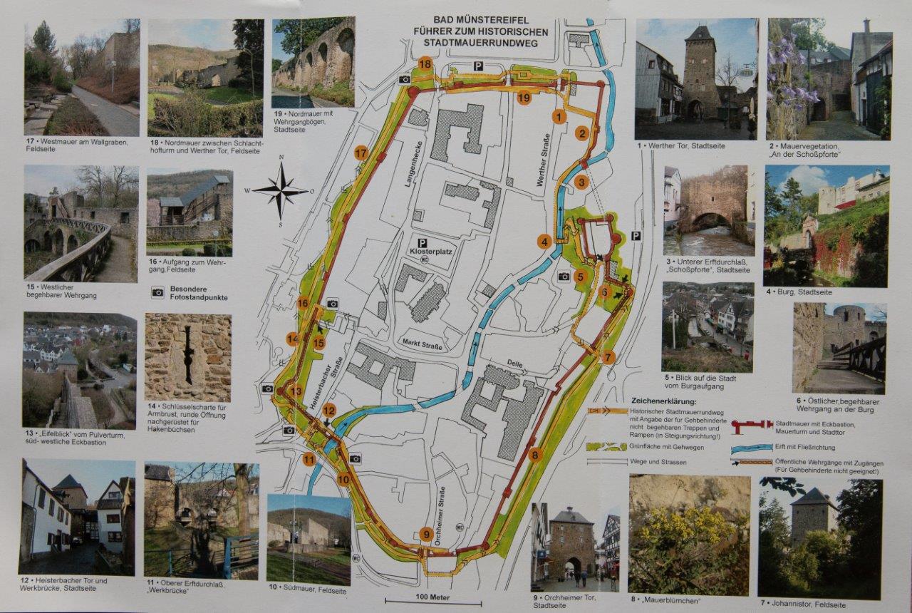 Bad Münstereifel Karte Bad Munstereifel Gps Wanderatlas „rote karte