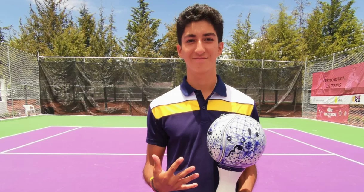 Poblano Fernando Alvarado, campeón de la Copa Nacional Juvenil de Tenis