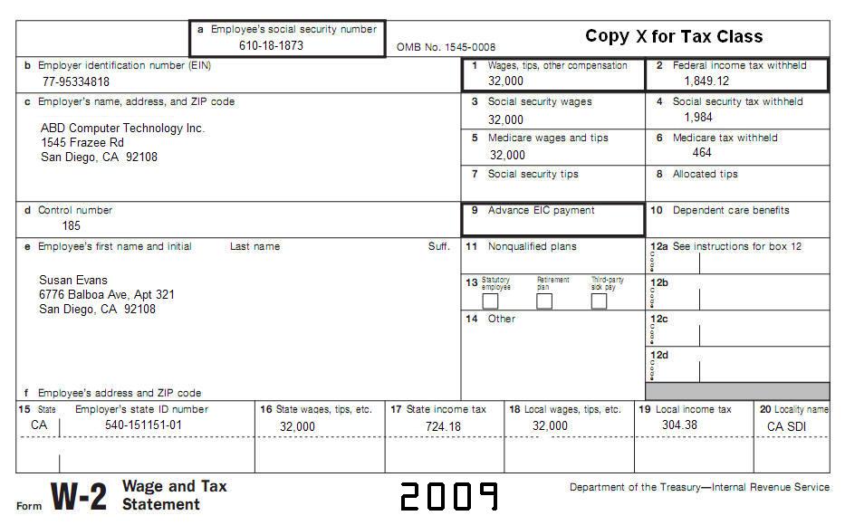 State Tax Refund Report Of State Tax Refund From The