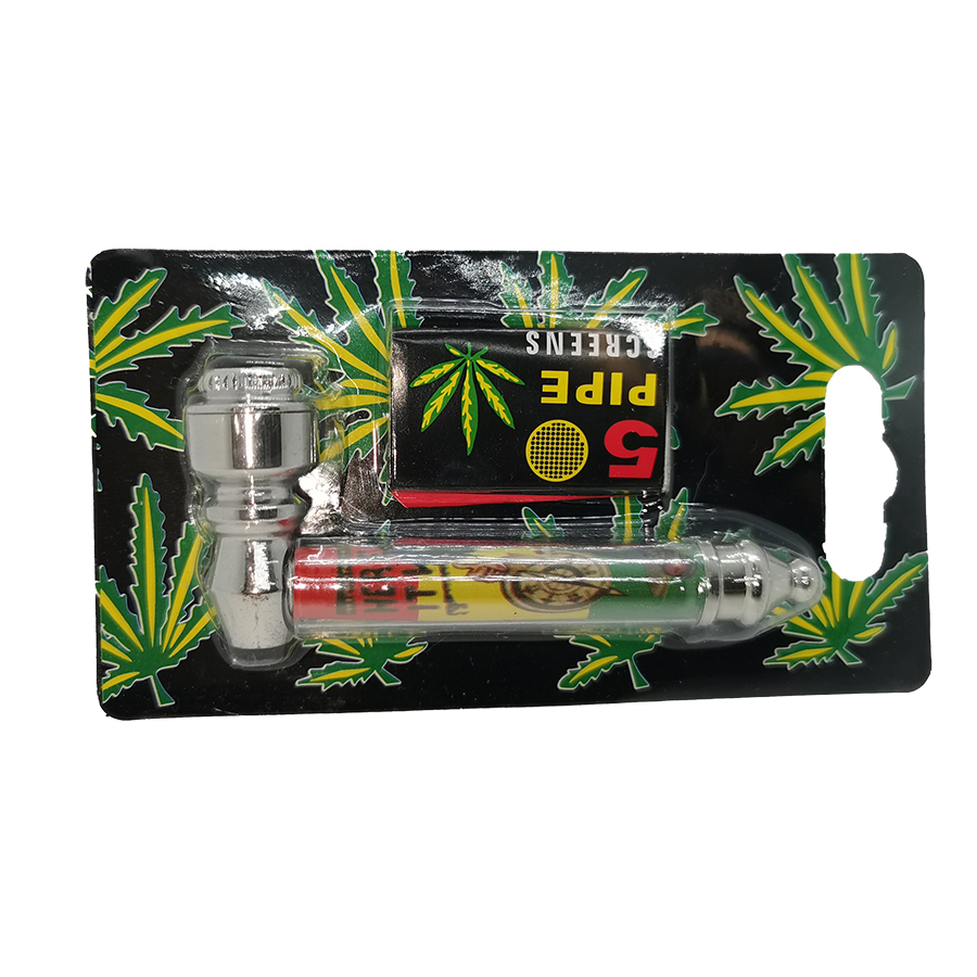 Metal Brass Pipes with Screens Herbal Life Express