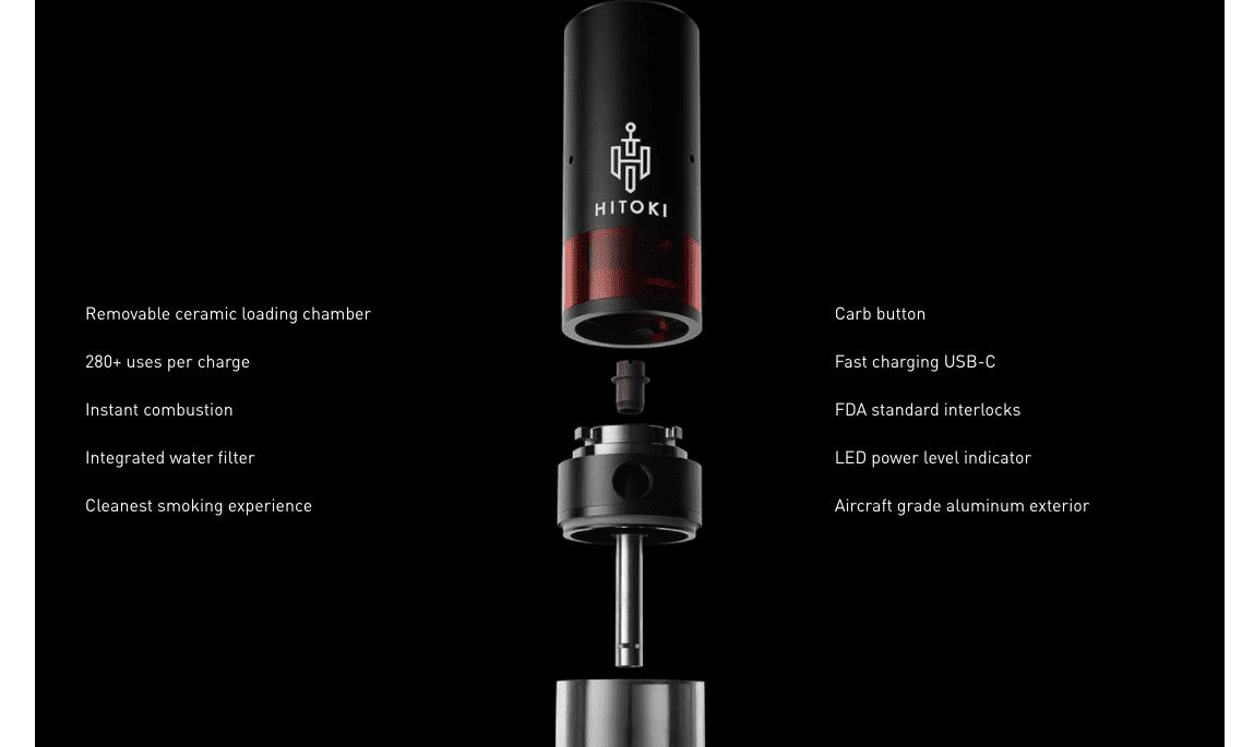 Hitoki Trident Laser Bong Water Pipe Review