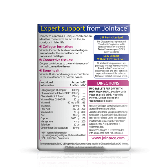 Jointace collagen tablets by vitabiotics herbfairness Herb Fairness