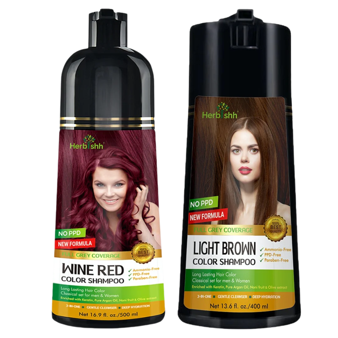 Buy Hair Color Shampoo Achieve Stunning Hair Herbishh