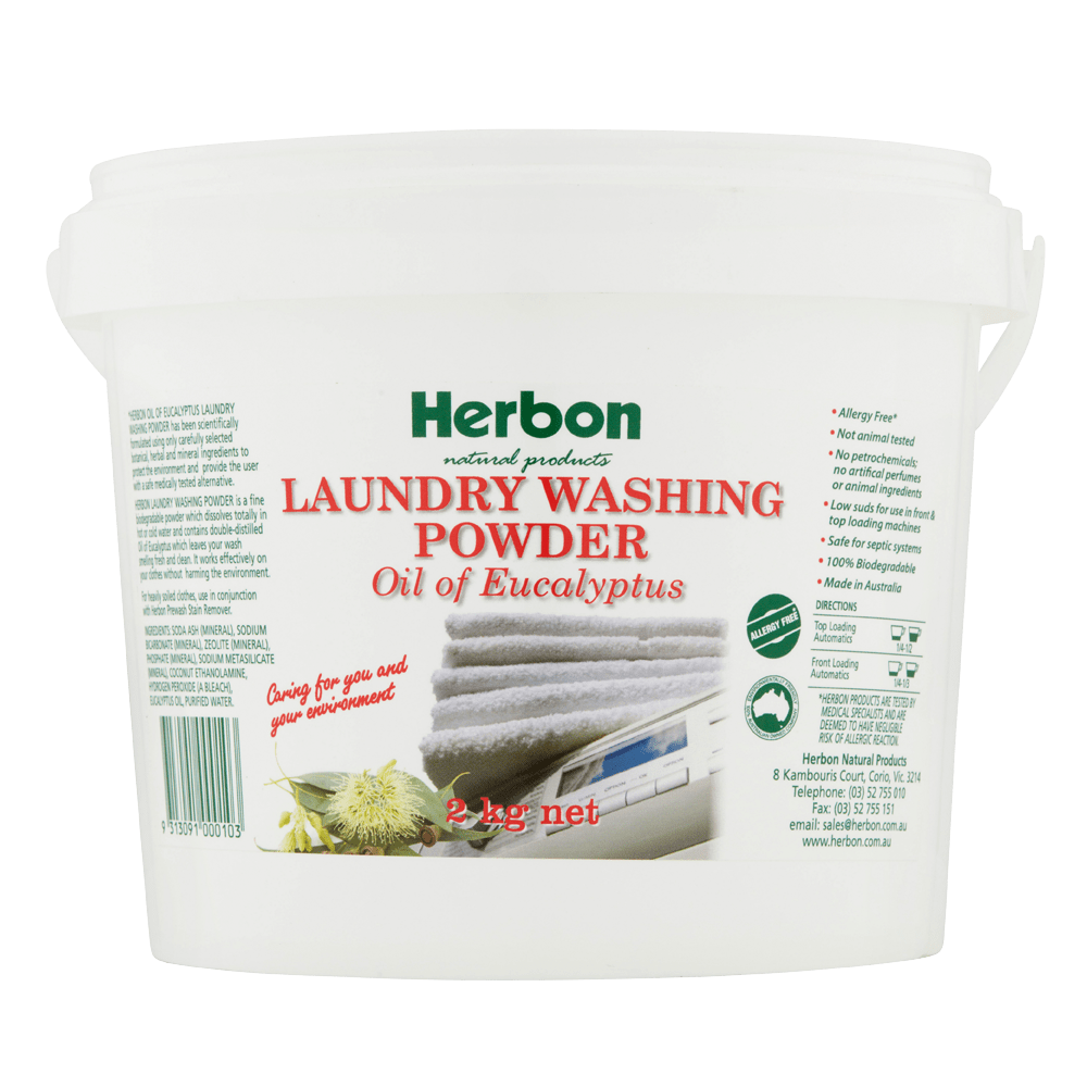 Laundry Washing Powder 2kg Herbon Natural Products