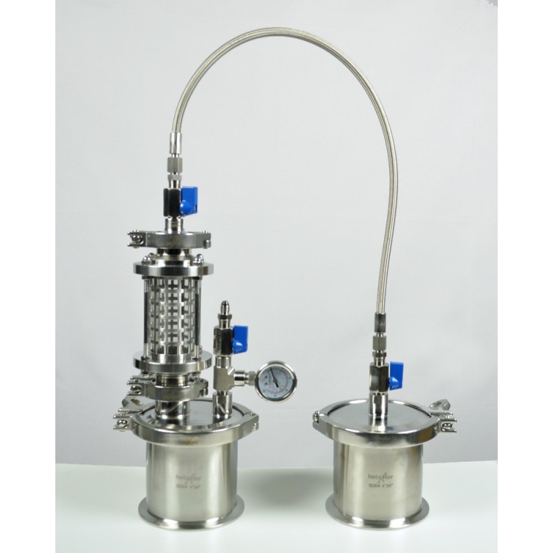 Glass closed loop BHO extractor 45g Herborizer