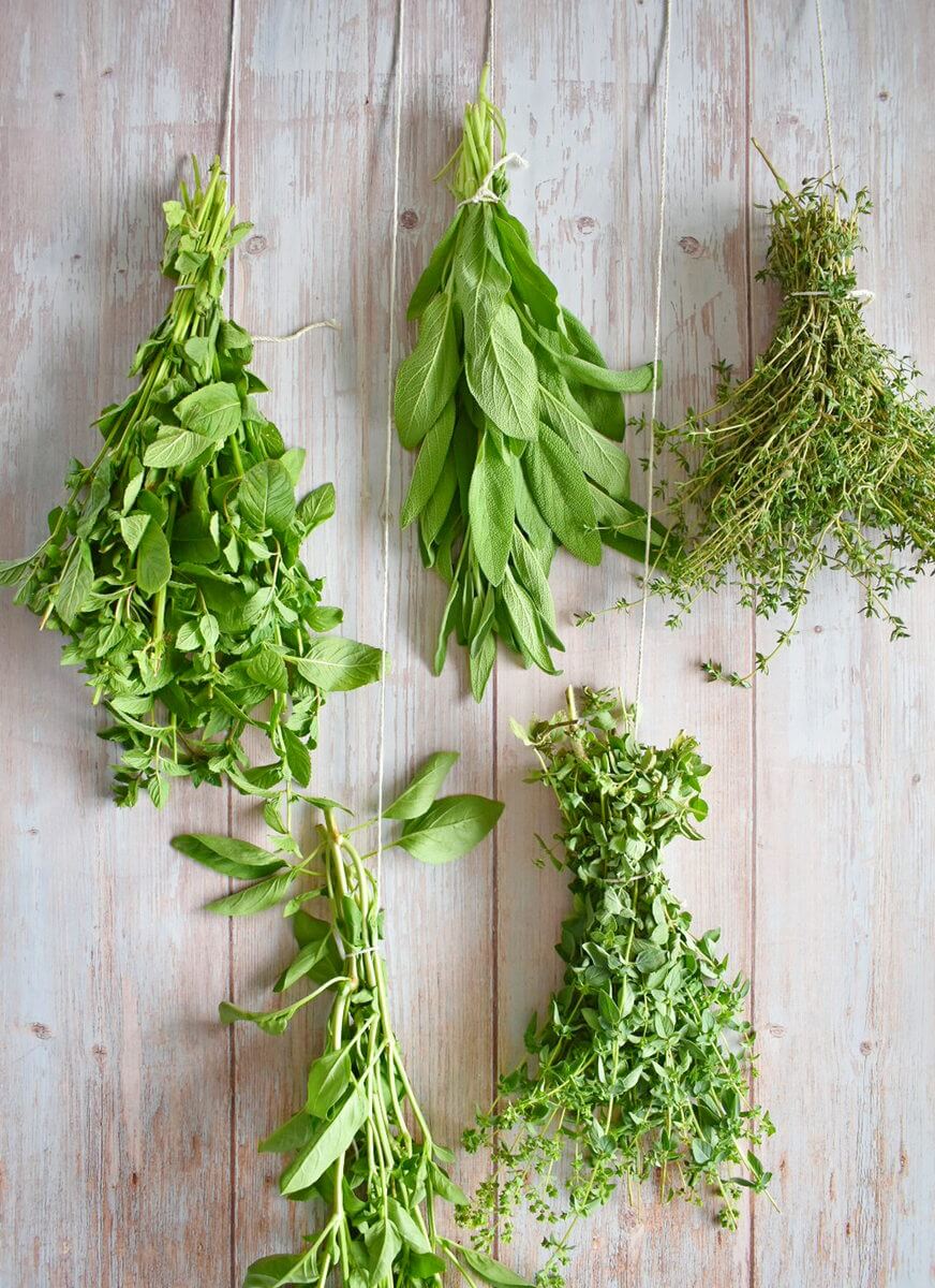 How to Dry and Store Garden Herbs Herbs & Flour