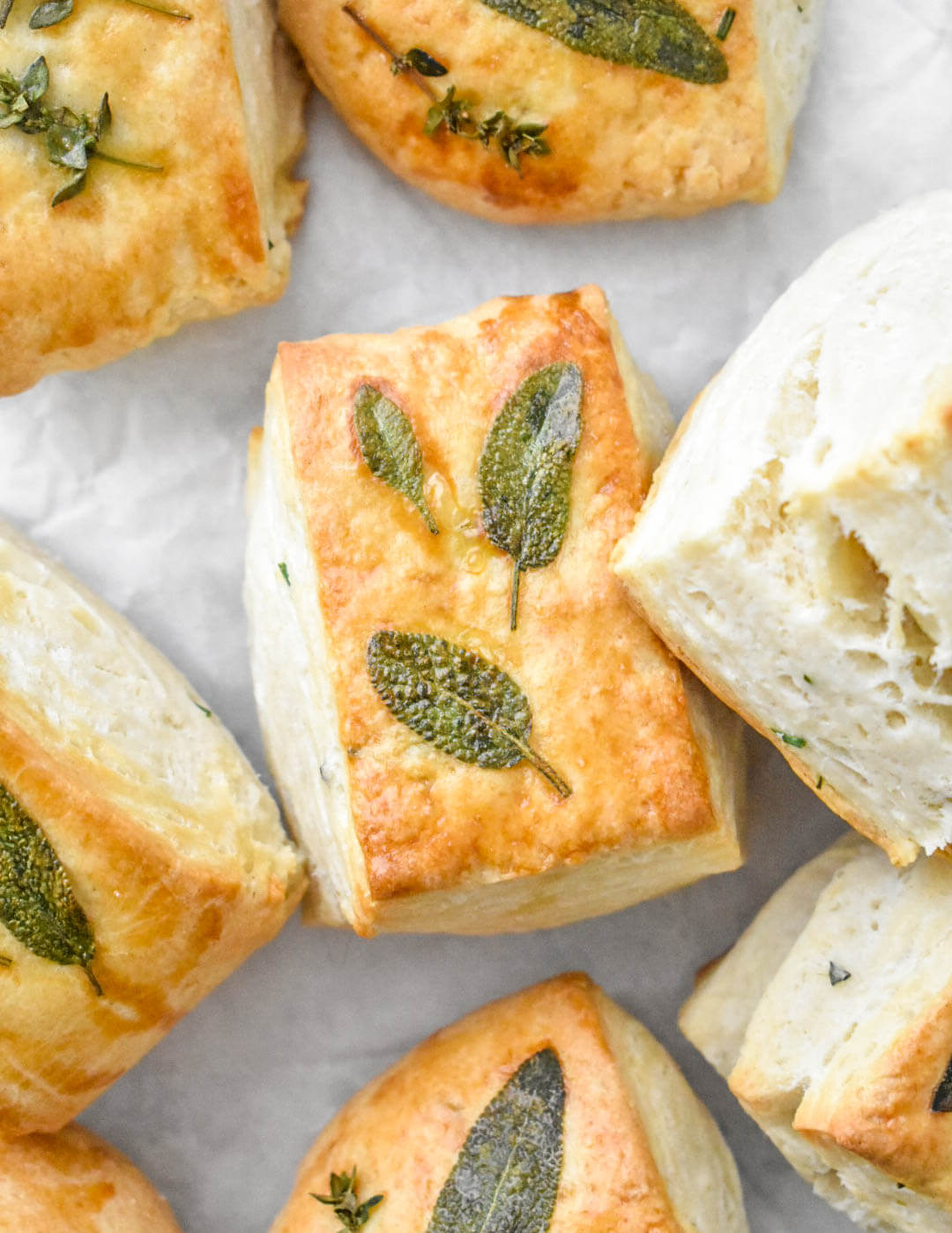 Herb Biscuits Herbs & Flour