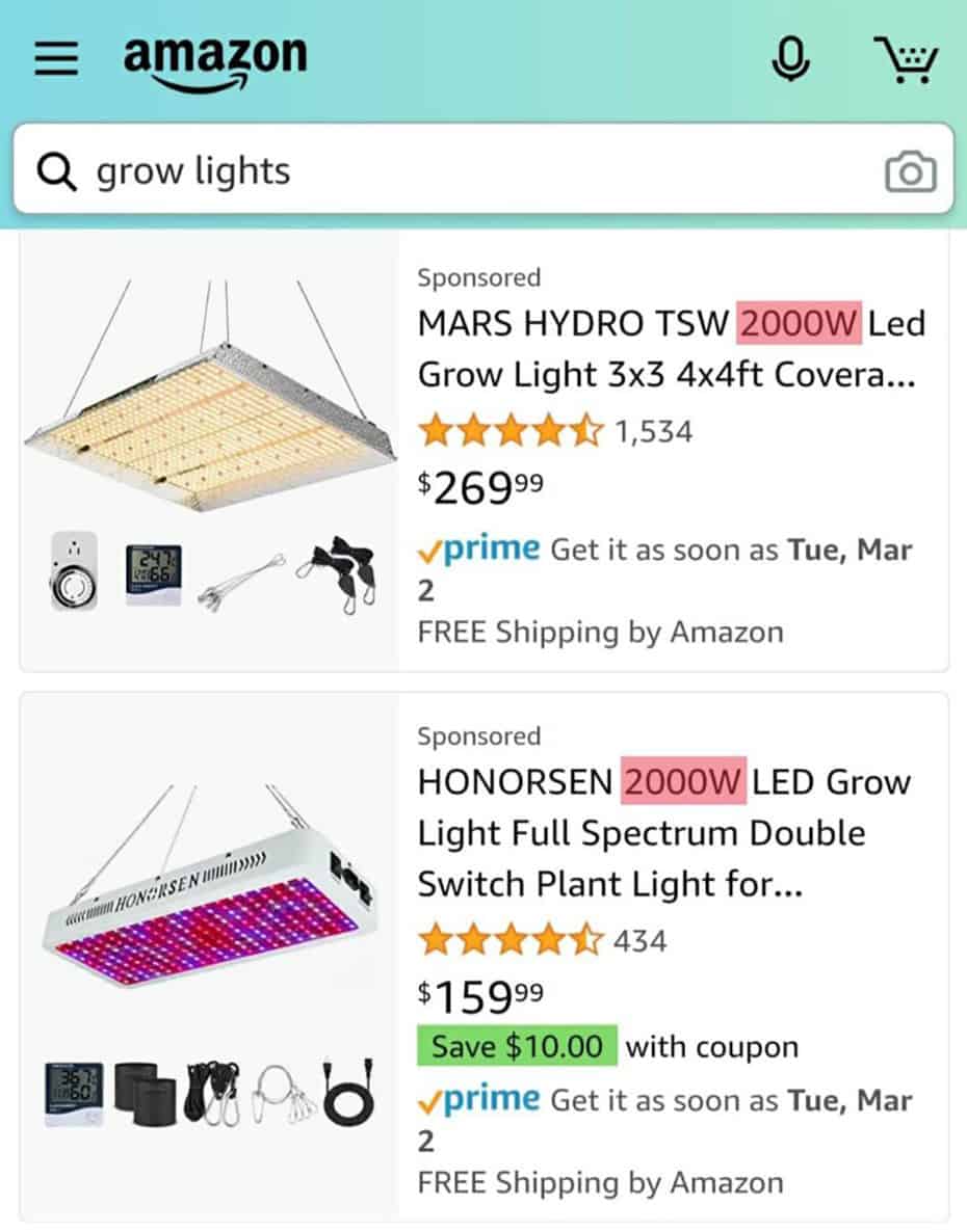 LED Grow Light Wattage [2024 Guide] Herbs Within
