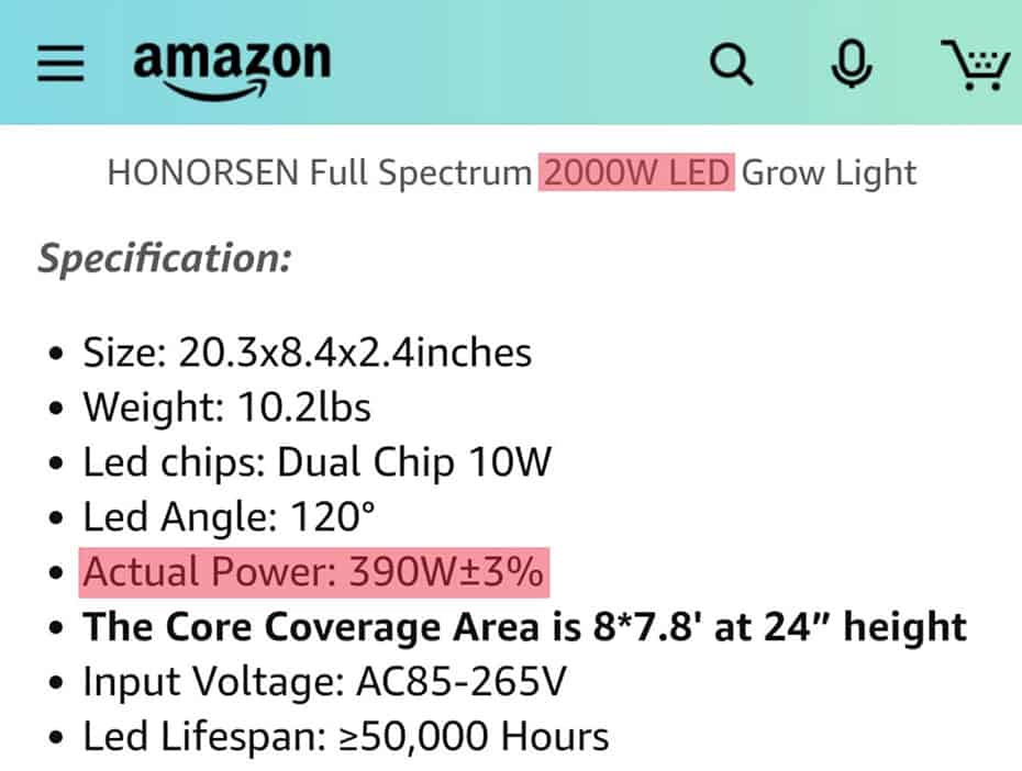 LED Grow Light Wattage [2024 Guide] Herbs Within