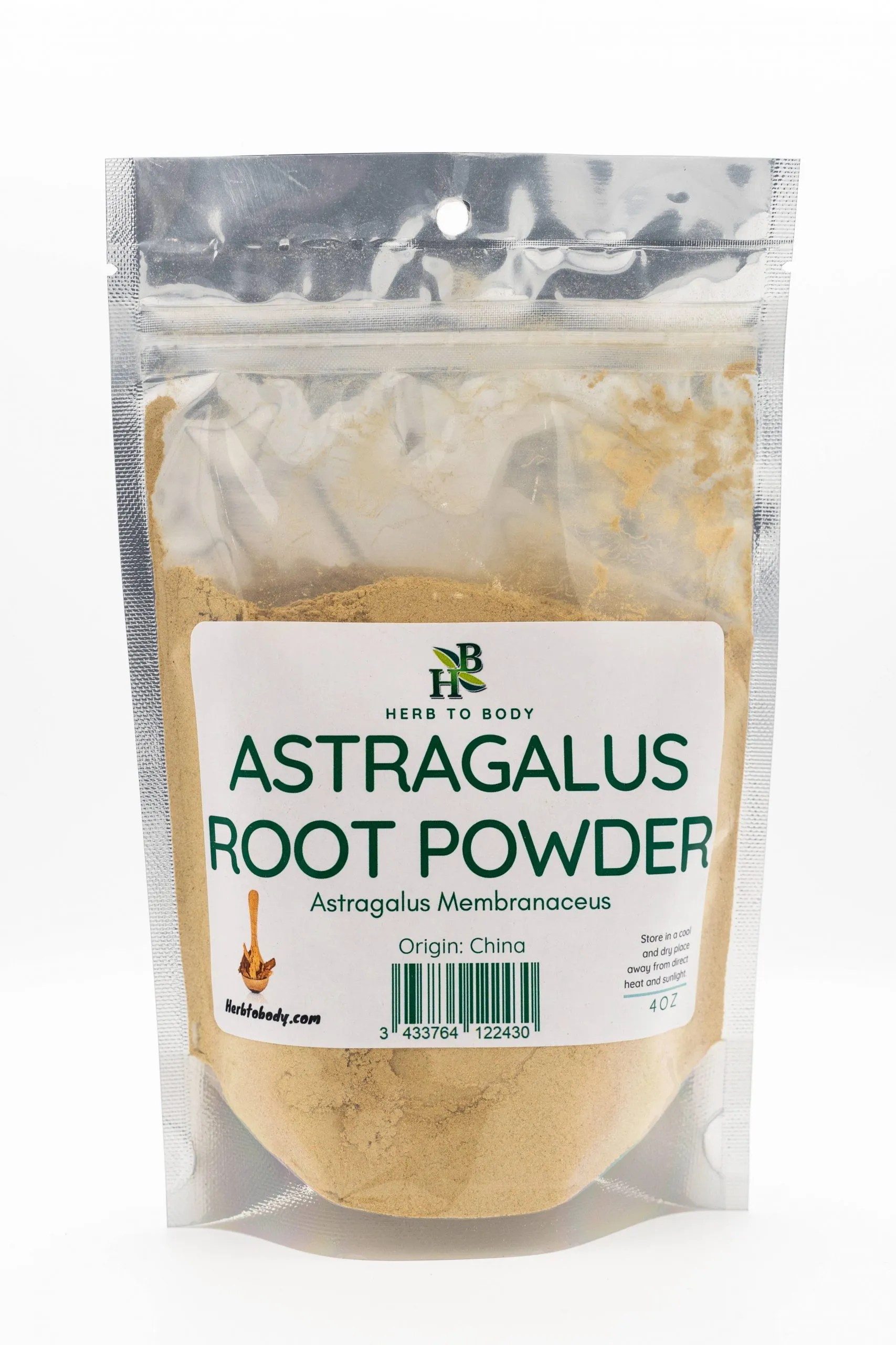 Astragalus Root Powder 4oz Herb To Body