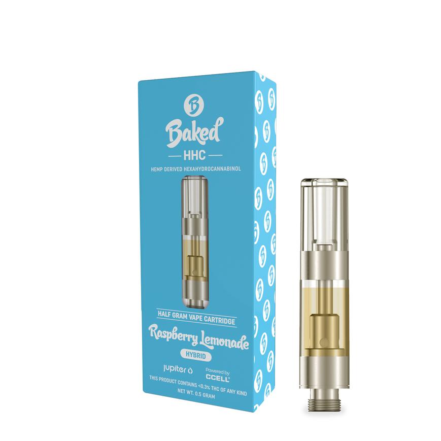Raspberry Lemonade Baked HHC .5 Gram Vape Cartridge 1 Pc