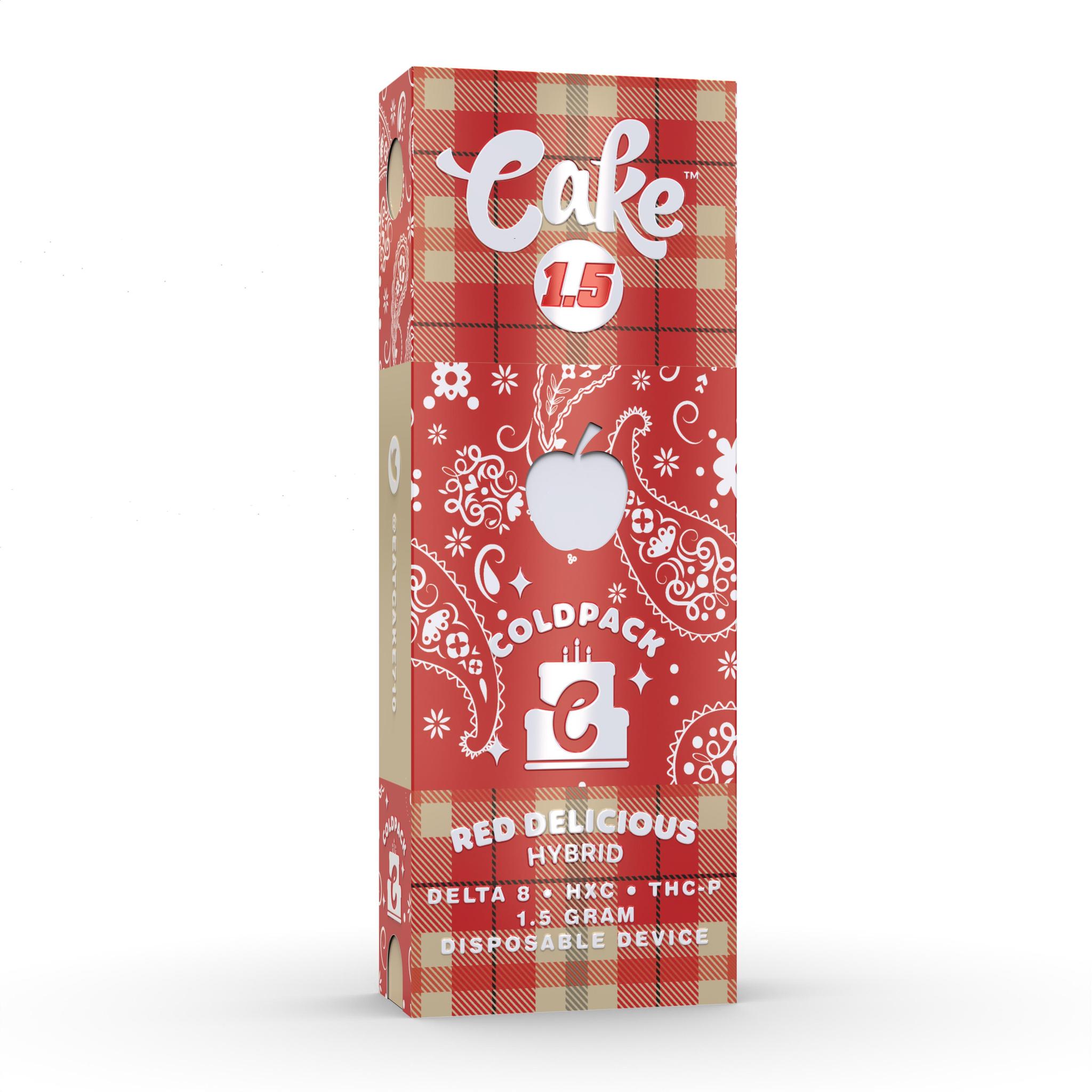 Cake Disposable Vape “Red Delicious”