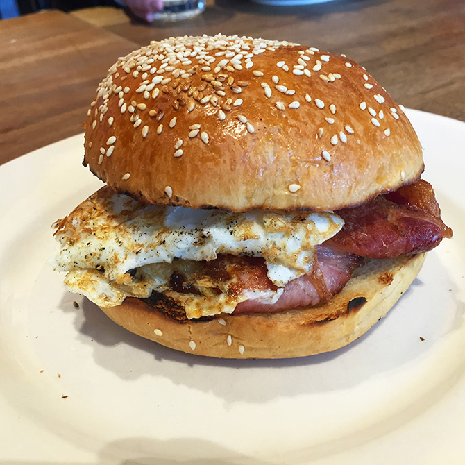 Dollzis Best Bacon And Egg Roll Adelaide