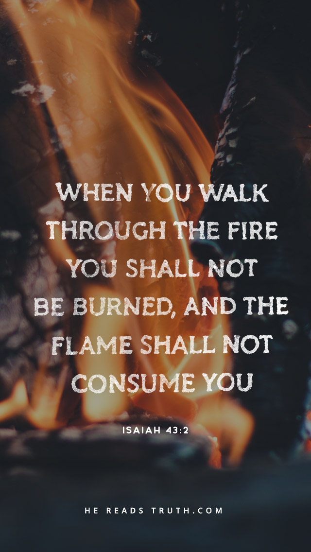 “When You Walk through Fire You Shall Not Be Burned” (Funeral sermon on