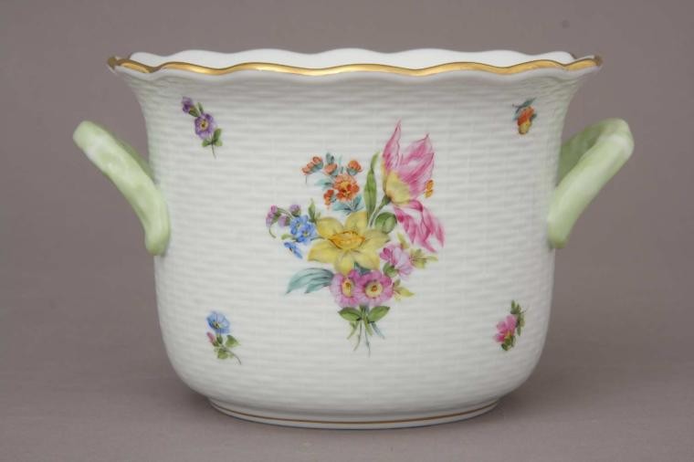 Large Cachepot with handle Herend Canada