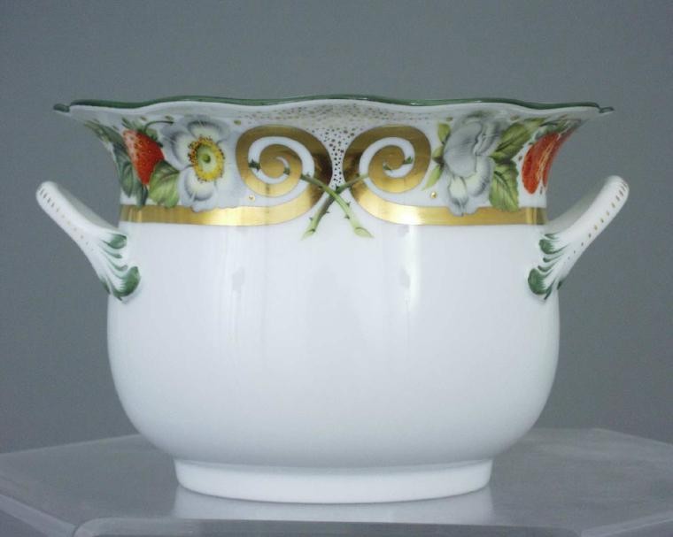 Large Cachepot with handle Herend Canada