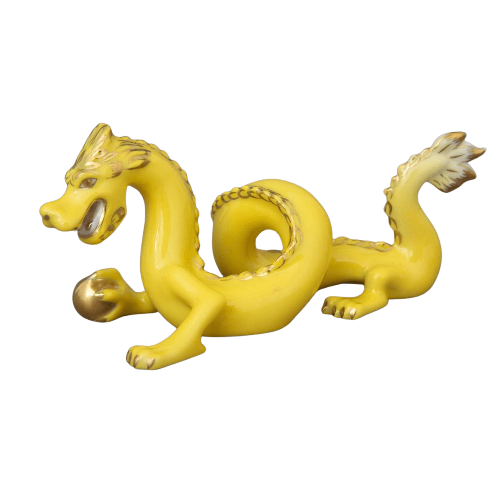 Herend Small Dragon Yellow Herend Canada