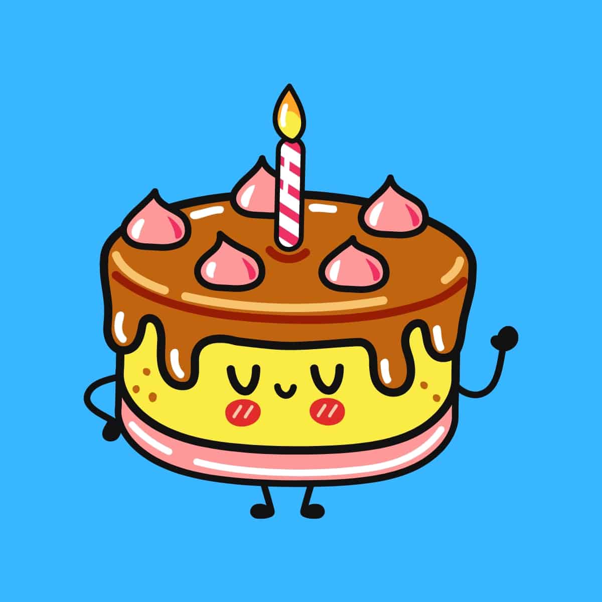 Share more than 153 cake happy birthday cartoon in.eteachers