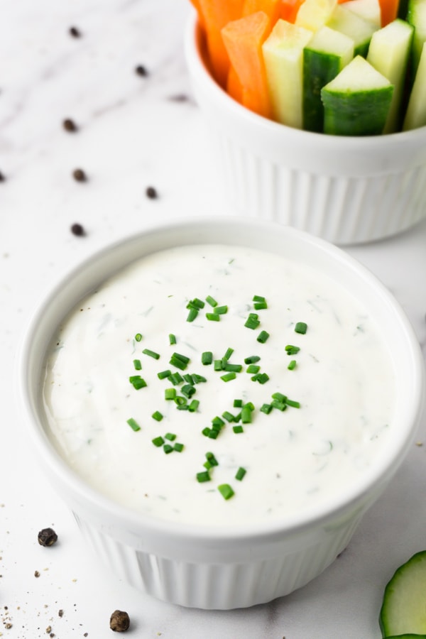 Ranch dip (Glutenfree & Keto) Here To Cook