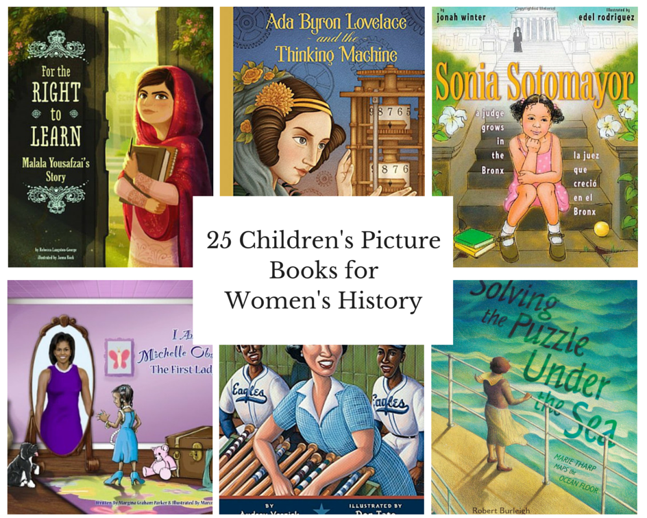 25 Children’s Picture Books for Women’s History Month Here Wee Read